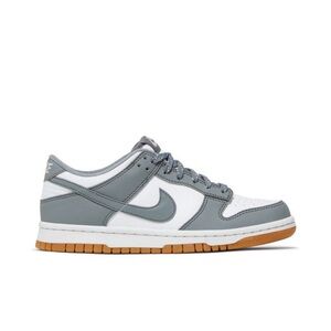 Nike Gray and White Low-Top Sneakers